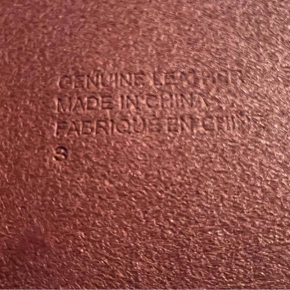 NEW Anthropologie Zebra Head Buckle Leather Belt Size Small Tan - Picture 10 of 10